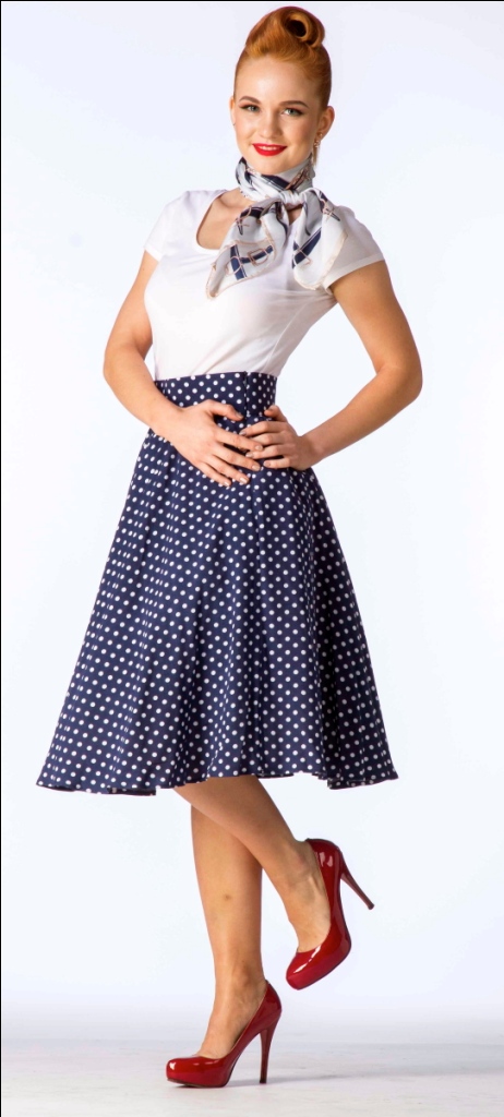 Платья стиляги для девочек | Купить детское платье в горошек в интернет-магазине Crazylime